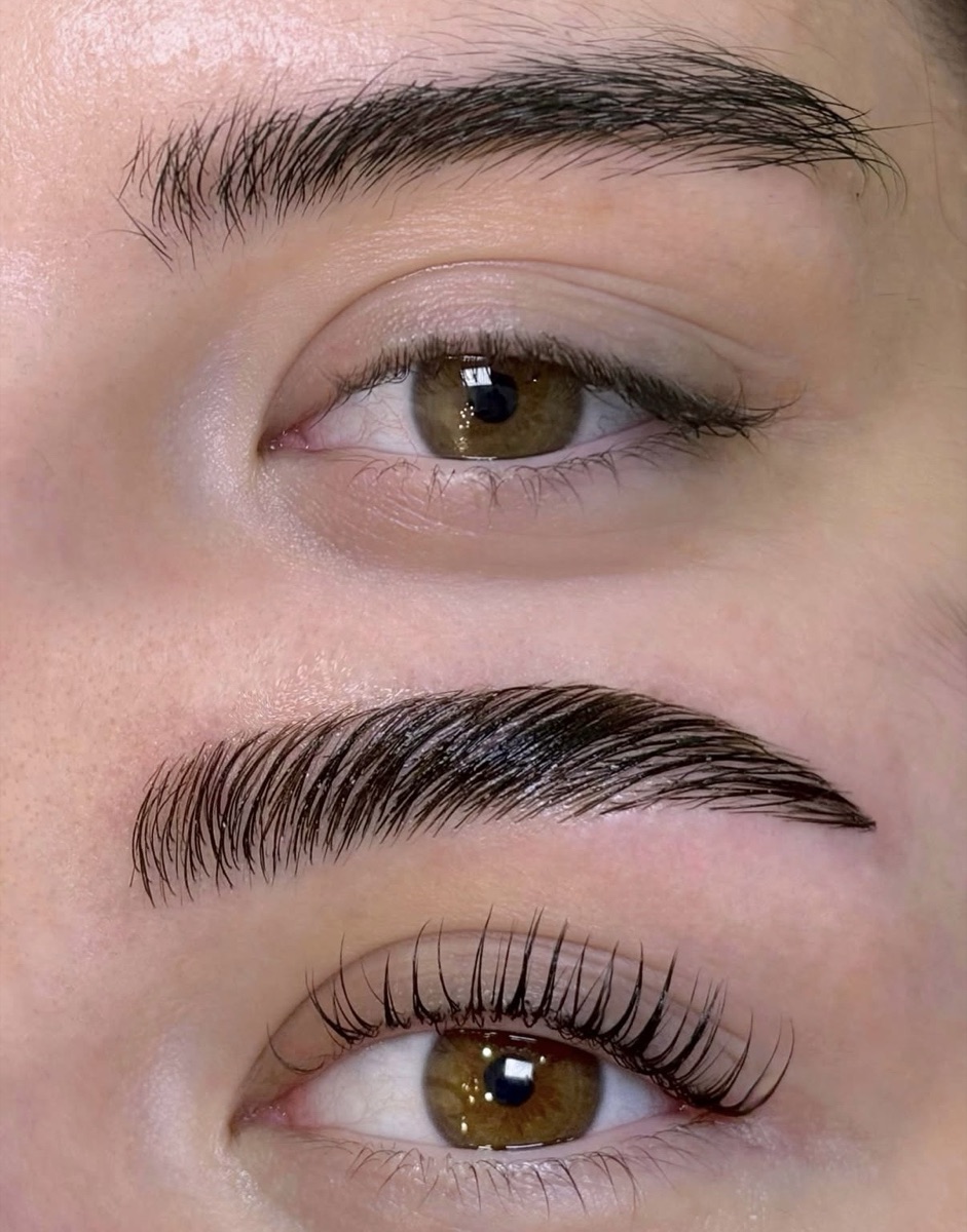 Before and after: Brow Lamination + Lash Lift by VanKos Beauty